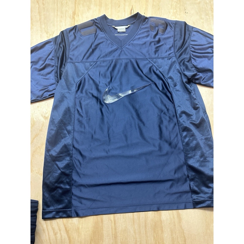 Vintage Nike Men's 30 Football Jersey Street Wear Blue Size L